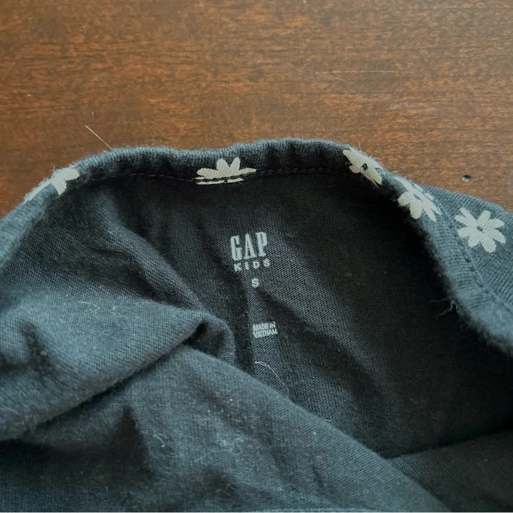 GAP | Floral Long Sleeve Black Dress